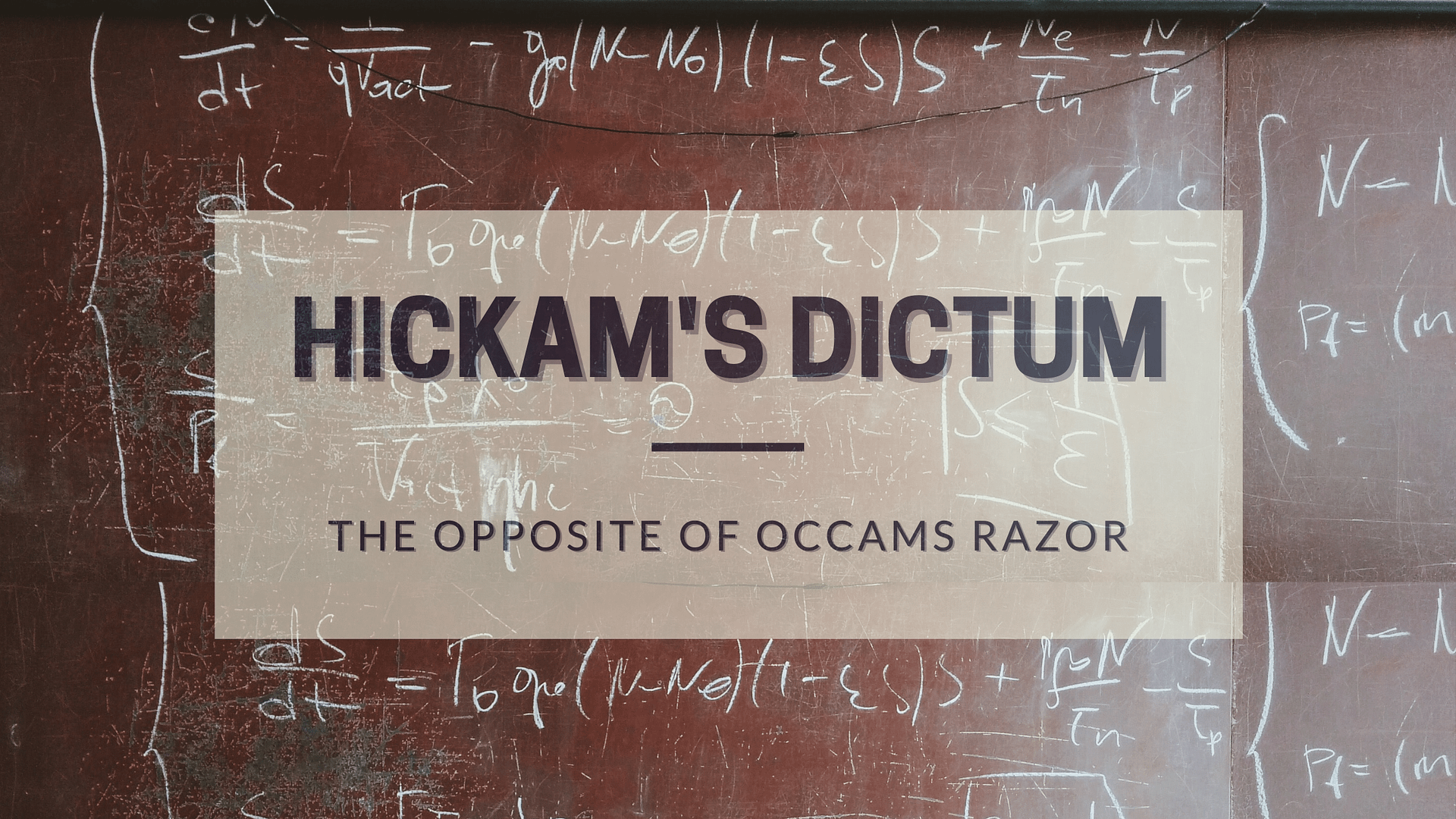 Hickams Dictum